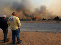 Kansas Uncontrolled Wildfire Leads Evacuation