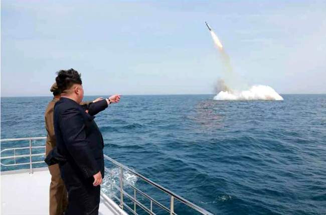 North Korea Fired Submarine Launched Ballistic Missile- South Korea