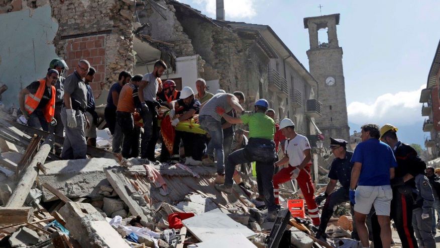 Italy's Earthquake Victims In Need Of Food, Shelter