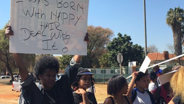 Pretoria Girls' High Faces Protest From Black Girls Over Racist Hair Policies