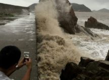 Typhoon Meranti Weakens Crossing Southeastern China