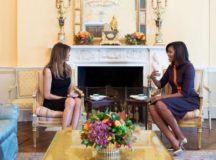 Michelle Obama Hosts Tea, Tour At White House To Next First Lady