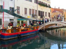 Dorsoduro-Venetian Floating Markets and the Ponte dei Pugni in Venice