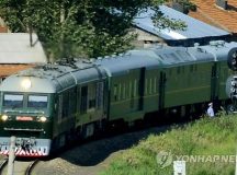 North Korean leader Kim Jong Un en route to Hanoi via train