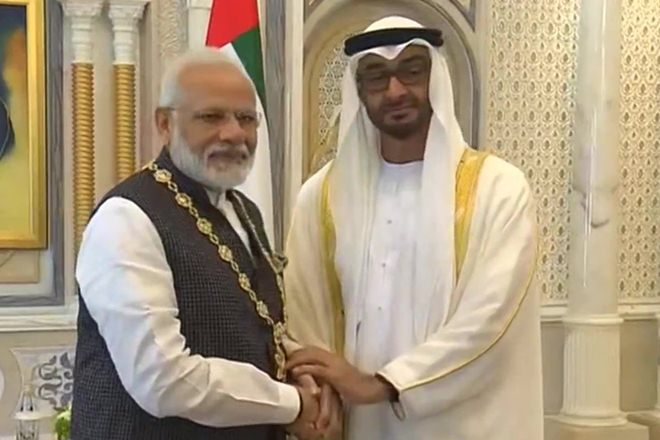 Indian PM Modi honored with UAE's highest civilian award - Order of Zayed