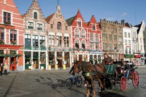 city centre of Bruges